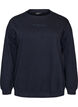 Sweatshirt med tekstmotiv, Bl&aring;, Packshot image number 0