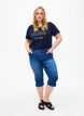 Bomulds t-shirt med tekst, Navy B. Orlando, Model image number 2