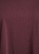 Kort&aelig;rmet t-shirt i bomuldsblanding, M&oslash;rk Bordeaux, Packshot image number 2