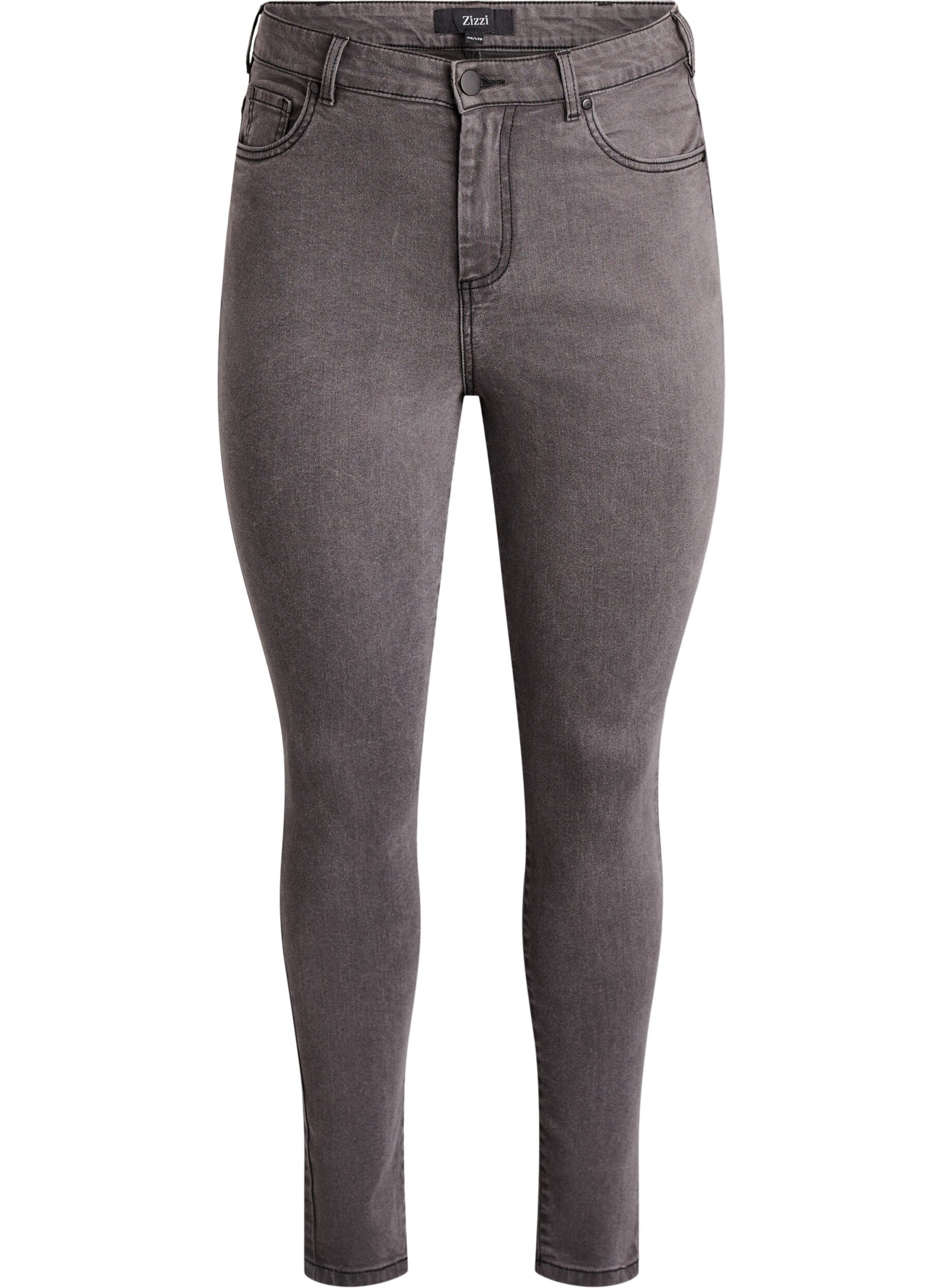 Amy jeans med h&oslash;j talje og super slim fit