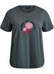 T-shirt med motiv, Gr&oslash;n, Packshot image number 0