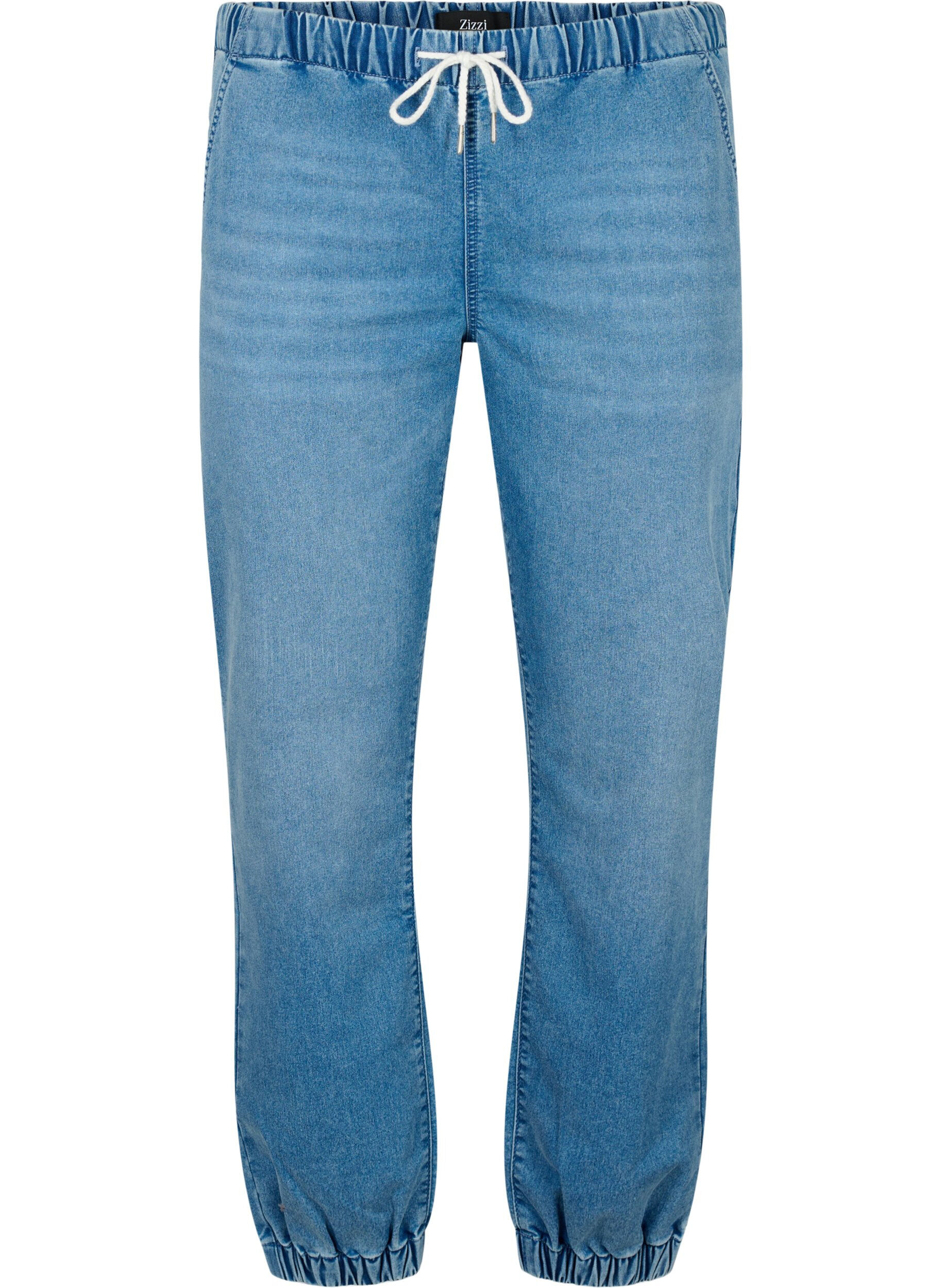 Denimjoggers med lommer