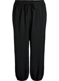 Ballonbukser med h&oslash;j talje, Sort