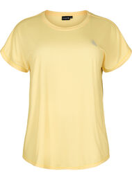 Kortærmet trænings t-shirt, Lemon Meringue