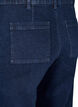 H&oslash;jtaljede jeans med vide ben, Bl&aring;, Packshot image number 3