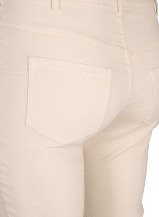 Slim fit Emily jeans med regulær talje, Oatmeal, Packshot image number 3