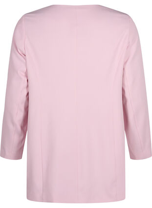 Forårsjakke med skjult knaplukning, Parfait Pink, Packshot image number 1