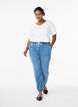 Denimjoggers med lommer, Bl&aring;, Model image number 0