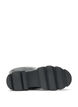 Lang st&oslash;vle i imiteret l&aelig;der med chunky s&aring;l, Sort, Packshot image number 4