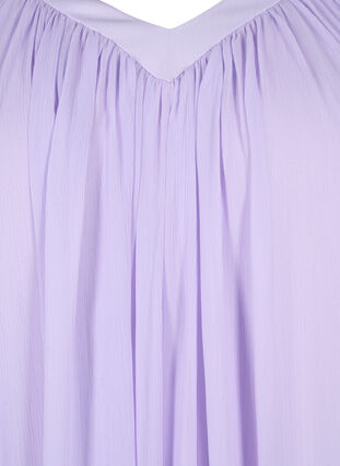 Løs kjole med korte ærmer, Purple Heather, Packshot image number 2