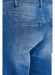 Jeans med forlommer og lige ben, Bl&aring;, Packshot image number 3