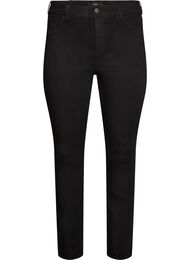 Amy super slim fit jeans med h&oslash;j talje, Sort