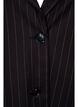 Nålestribet blazer, Black W. Pinstripe, Packshot image number 2