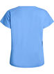L&oslash;s tr&aelig;nings t-shirt med v-hals, Bl&aring;, Packshot image number 1