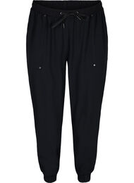 Bukser med lommer og elastikkant , Black
