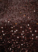 Pailletbluse med albuelange &aelig;rmer, Brun, Packshot image number 2