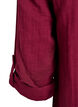 Tunika i bomuldsmusselin med broderi anglaise, M&oslash;rk Bordeaux, Packshot image number 3