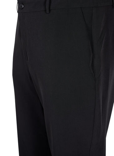 Bukser med lynlås ved anklen, Black, Packshot image number 2