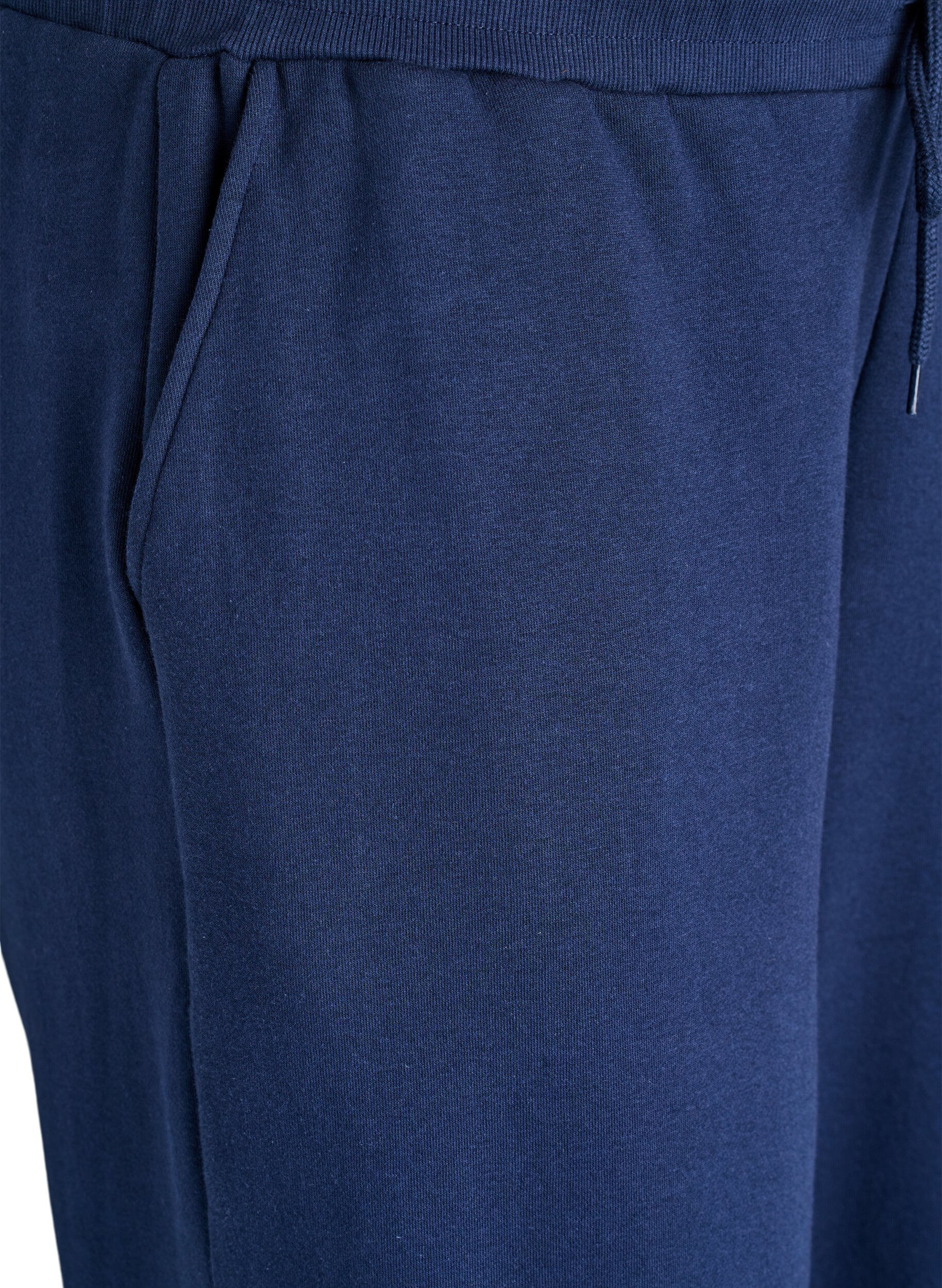 ZizziSweatpants med lommer, Bl&aring;, Packshot image number 2