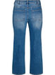 Straight jeans med let slidt udtryk, Bl&aring;, Packshot image number 1
