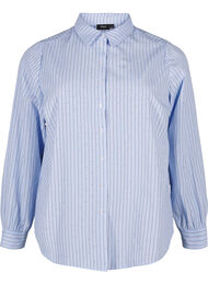 Stribet skjorte med nitter, Blå