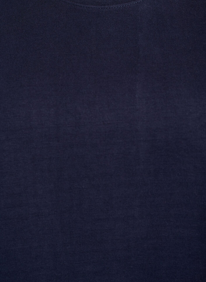 Sweatshirt med rund hals , Bl&aring;, Packshot image number 2