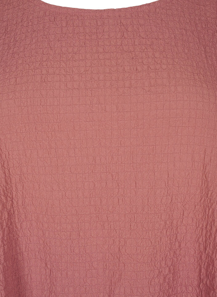 FLASH - Langærmet tunika med rund hals, Brun, Packshot image number 2