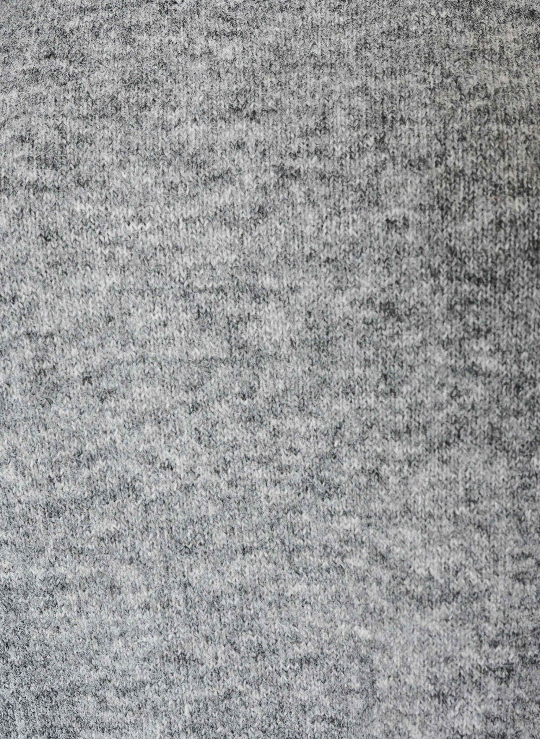 ZizziL&oslash;s striktr&oslash;je med rund hals, Gr&aring;, Packshot image number 2