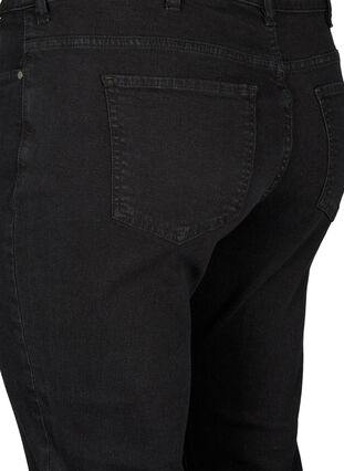 Emily jeans med normal talje og slim fit, Black, Packshot image number 3