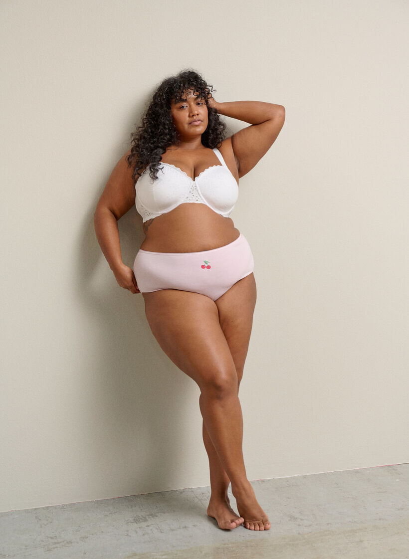 7-pak hipster trusse med regul&aelig;r talje, R&oslash;d, Image image number 0