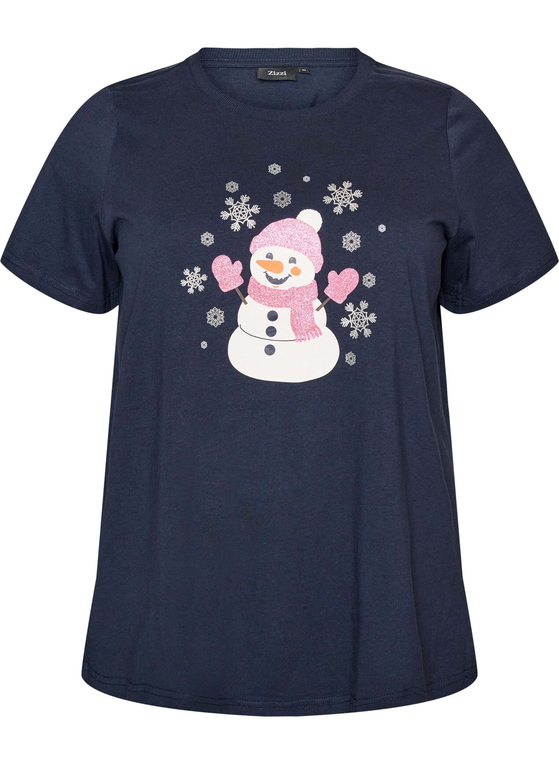 ZizziJule t-shirt i &oslash;kologisk bomuld, Bl&aring;, Packshot image number 0