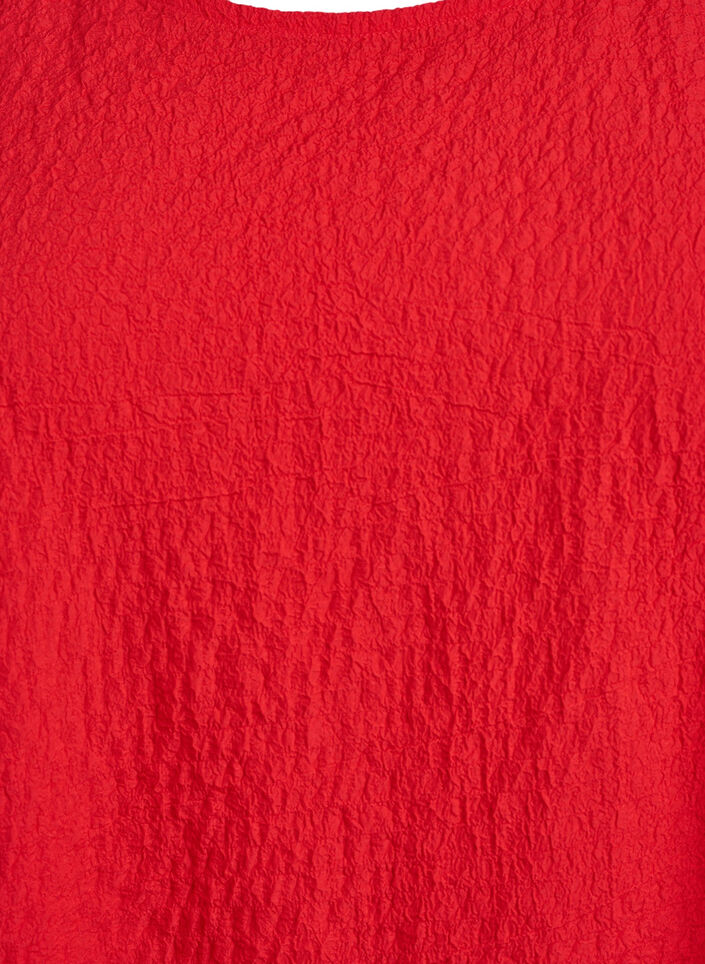 &AElig;rmel&oslash;s top med tekstur, R&oslash;d, Packshot image number 2