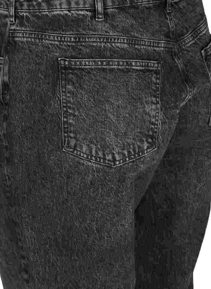 Cropped mom fit Mille jeans med løs pasform, Grey Denim 4, Packshot image number 3