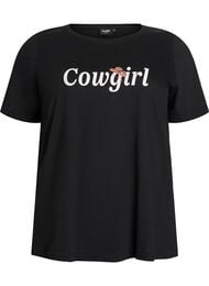 FLASH - T-shirt med motiv, Sort