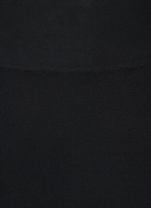Tætsiddende nederdel i strik , Black, Packshot image number 2