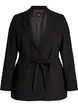Blazer med aftageligt bindeb&aelig;lte, Sort, Packshot image number 0