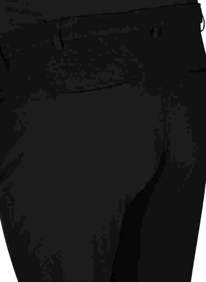 Graviditets Maddison bukser med lynlås, Black, Packshot image number 3