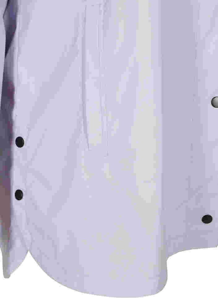 Regnjakke med hætte og lommer, Pastel Lilac, Packshot image number 3