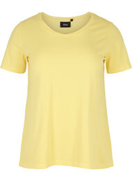 Basis t-shirt, Yellow Cream
