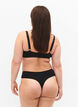 3-pak g-streng med blondedetaljer, Sort, Model image number 1