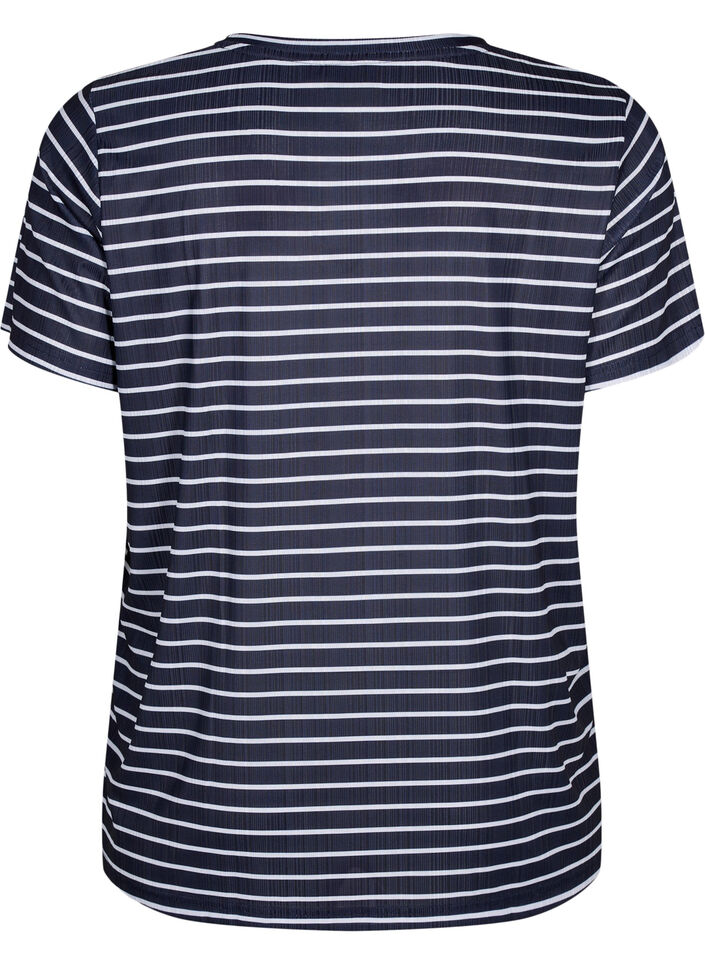 FLASH - T-shirt med striber, Night S. W. Stripe, Packshot image number 1