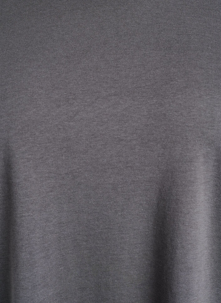 Kort&aelig;rmet t-shirt i bomuldsblanding, Gr&aring;, Packshot image number 2