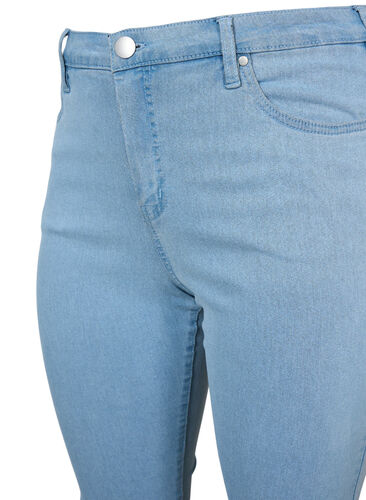 Højtaljede super slim Amy jeans, Ex Lgt Blue, Packshot image number 2