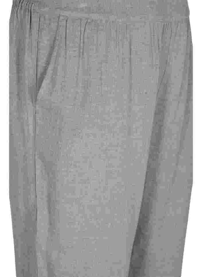 Klassisk buks med lommer, Grey Melange, Packshot image number 2