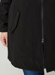 Softshell jakke med hætte, Black solid, Model image number 3