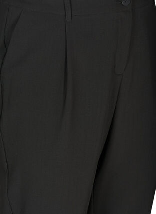 Cropped bukser i klassisk design , Black, Packshot image number 2