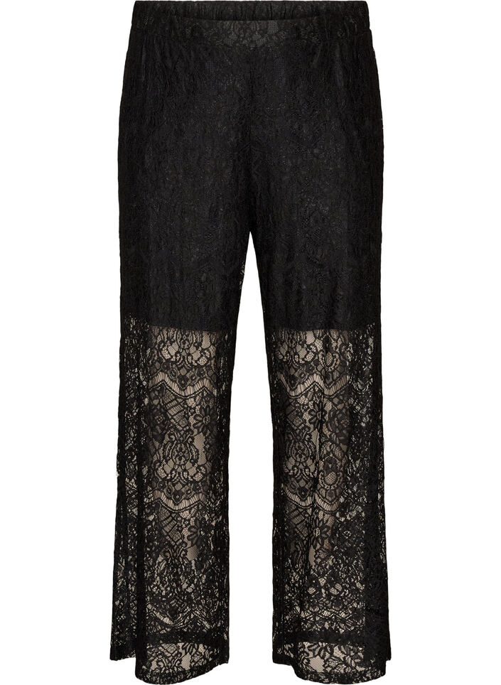 Blondebukser med lige ben og indershorts, Sort, Packshot image number 0