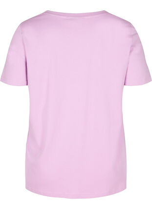 Kortærmet t-shirt med print, Violet Tulle, Packshot image number 1