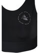 CORE, MID SUPPORT SPORTS BRA - Sports bh med v-ryg, Black, Packshot image number 2