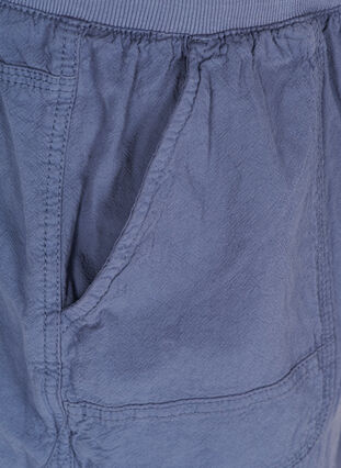 Løse shorts i bomuld, Vintage Indigo, Packshot image number 2